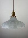 Antique Off White Translucent Milk Glass 8 3/4" Shade now a beautiful Pendant Light