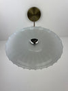 Antique Off White Translucent Milk Glass 8 3/4" Shade now a beautiful Pendant Light