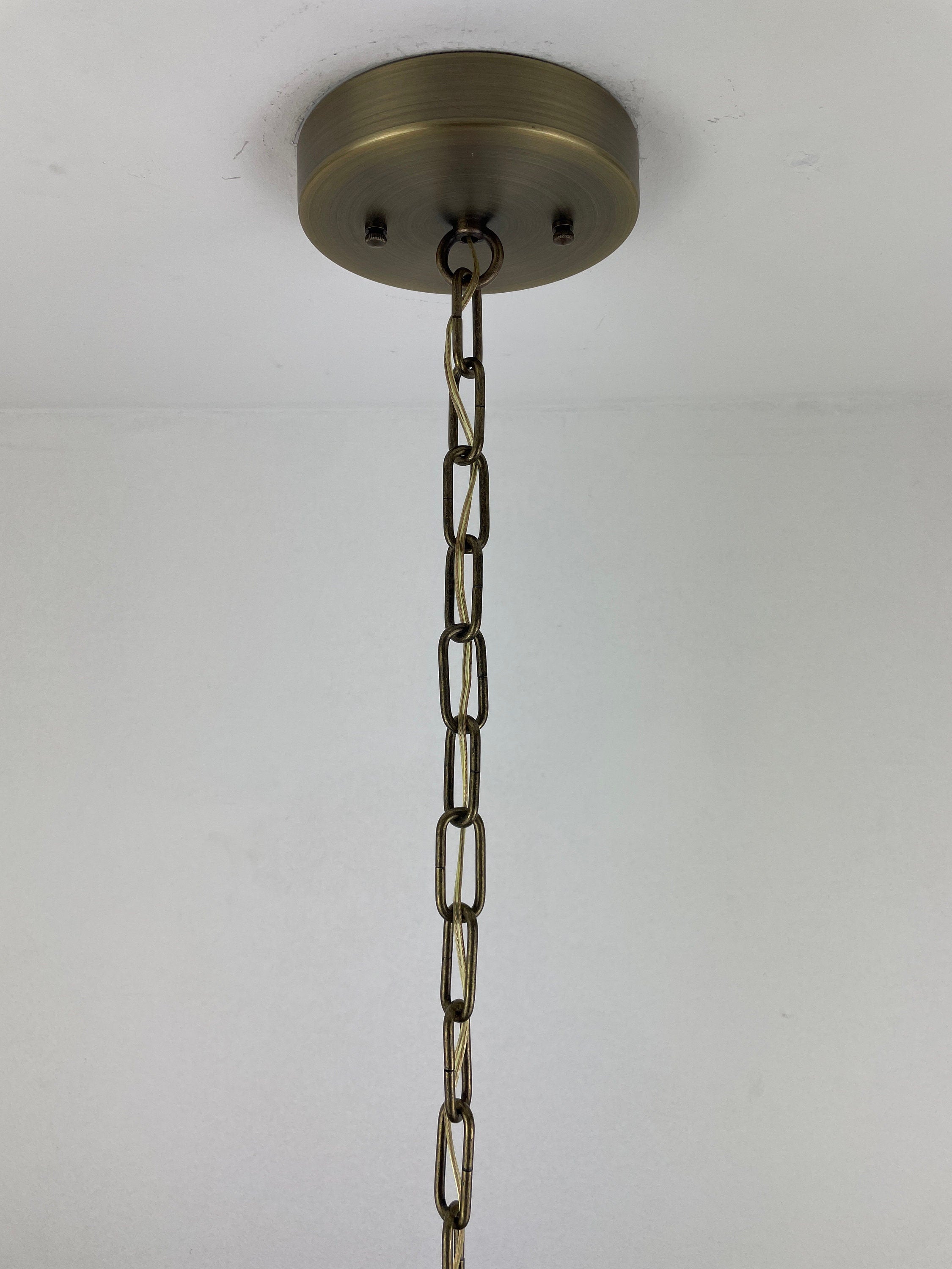 1960's Hollywood Regency Hand Painted Swag Light - Retro Timeless Elegance with a Modern Twist